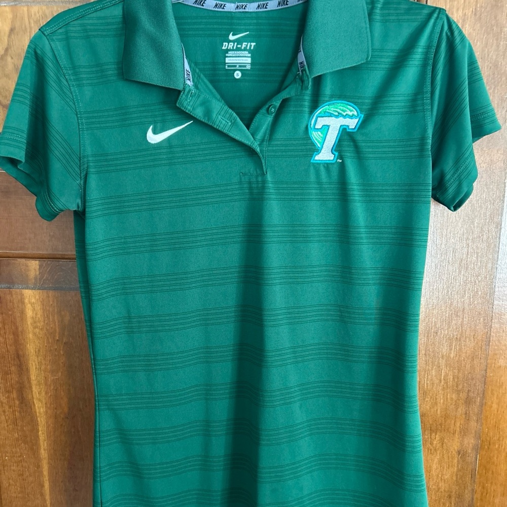 Nike Dri-FIT Green Shirt /Tulane Green wave